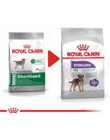 ROYAL CANIN CCN Mini Sterilised sausas maistas suaugusių mažų, sterilizuotų veislių 8 kg šunims + Royal Canin tašė
