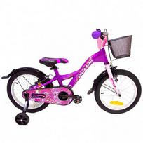Dviratis 4KIDS Bubble 16" dydis 9.5"(24 cm) (aliuminis, violetinė/rožinė)