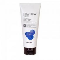 Valomosios veido putos su mėlynemis TONYMOLY Clean Dew Blueberry Foam Cleanser 180ml