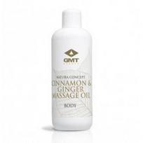 Masažo aliejus su cinamonu ir imbieru GMT BEAUTY BODY CONCEPT CINNAMON & GINGER MASSAGE OIL 500ml