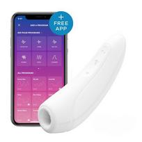 Klitorio stimuliatorius Satisfyer Curvy 1  (baltas)