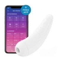 Klitorio stimuliatorius Satisfyer Curvy 2  (baltas)