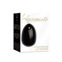 Vaginalinis kamuoliukas Yoni Egg Black Obsidian (M dydis)