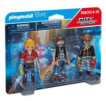 PLAYMOBIL CITY ACTION Vagių figūrėlių rinkinys, 70670