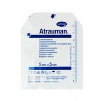  ATRAUMAN sterilus tinklelinis tvarstis, 5 cm x 5 cm, 1 vnt.