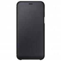 pinigine telefono deklas - Samsung Galaxy A6 (2018) dėklas - piniginė (Juodas) WA600CBE - 1 nuotrauka