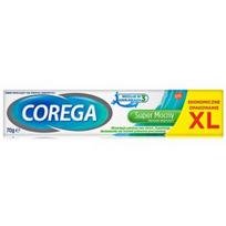 Corega Extra Strong Denture Fixing Cream ypač stiprus protezus fiksuojantis kremas stipraus mėtų skonio - 70 g
