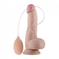 Tikroviškas dildo su sėklidėmis