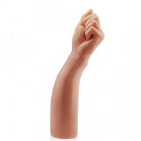 Rankos formos dildo Bitch Fist