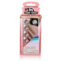 Yankee Candle Pink Sands gaiviklis automobiliui lazdelėse - 4 vnt.