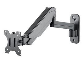 monitor arm - MANHATTAN Universal Gas Spring Monitor Wall Mount Single Gas-Spring Jointed Arm Supports One 17-32i - 1 nuotrauka