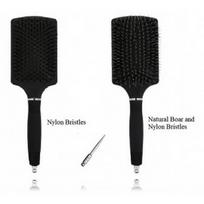 Lussoni plaukų šepetys su skirtuku - Nylon Bristles