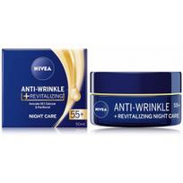 NIVEA Anti-wrinkle Revitalizing Night Cream 55+ naktinis veido kremas nuo raukšlių - 50 ml.