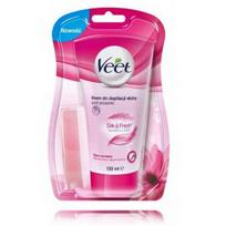 Veet Silk & Fresh depiliacinis dušo kremas kūnui, normaliai odai - 135 ml.