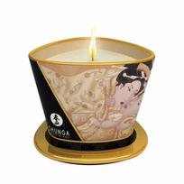 Masažo aliejus-žvakė Shunga Vanilė (170 ml)