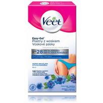 Veet Easy-Gelwax depiliuojamosios vaško juostelės bikini zonai - 16 vnt.