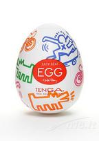 kamasutra kortos - Masturbatorius Tenga Keith Haring Egg Street - 1 nuotrauka