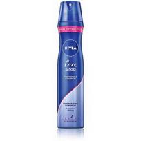 NIVEA Care & Hold stiprios fiksacijos plaukų lakas - 250 ml.