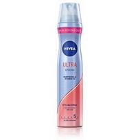 NIVEA Ultra Strong ypač stiprios fiksacijos plaukų lakas - 250 ml.