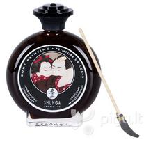 body paint - Kūno dažai „Aphrodisiac Chocolate“, Shunga 100 ml - 1 nuotrauka