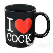 Puodelis I LOVE COCK