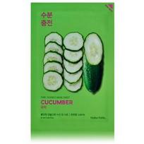 lakstines veido kaukes - Holika Holika Pure Essence Mask Sheet Cucumber gaivinanti lakštinė veido kaukė - 20 ml. - 1 nuotrauka