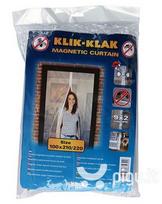 Tinklelis durims nuo uodų su magnetais 100 cm x 210/220 cm baltas