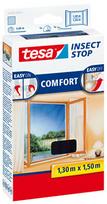 nuo uodu langu tinklelis - Apsauginis tinklelis langams nuo vabzdžių TESA COMFORT juodas 1,3mx1,5m - 1 nuotrauka
