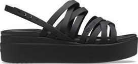 Crocs™ Brooklyn Strappy Low Wedge Women's Black 39,5