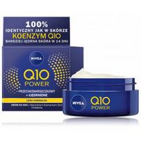 NIVEA Q10 Power Anti-Wrinkle Moisturizing  naktinis veido kremas normaliai odai - 50 ml.