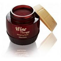 Holika Holika Wine Therapy Sleeping Mask Red Wine naktinė veido kaukė - 120 ml.