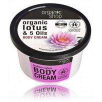 Organic Shop Organic Lotus & 5 Oils Body Cream kūno kremas - 250 ml.