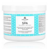 foot spa - Kallos SPA Hand And Foot Care kremas rankų ir kojų masažui 500 ml. - 1 nuotrauka