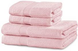 DecoKing Marina Towel Set 4pcs Pink