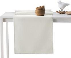 DecoKing Pure HMD Tablecloth Cream 30x80
