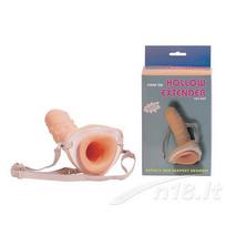 Tuščiaviduris strap-on diržas vyrui, 16 cm