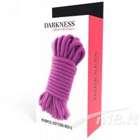 Medvilninė virvė ﻿Darkness (5m), violetinė