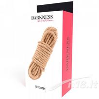medvilnines virves - Medvilninė virvė ﻿Darkness (5m) - 1 nuotrauka