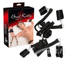 Suvaržymo rinkinys Bad Kitty Bed Shackles