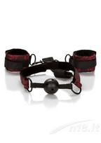Suvaržymo sistema Scandal Ball Gag with Cuffs