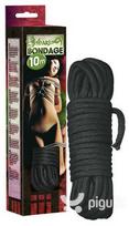 Shibari Bondage virvė Black, 10 m