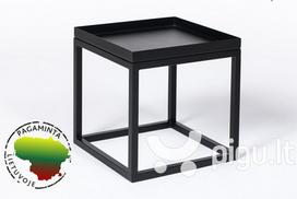 Modernaus stiliaus metalinis kavos staliukas Cube