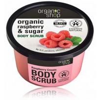 Organic Shop Organic Raspberry & Sugar Body Scrub kūno šveitiklis - 250 ml.