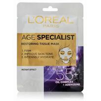 L'OREAL Age Specialist Restoring Tissue Mask 55+ atkuriamoji lakštinė veido kaukė - 30 g.