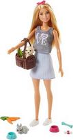 Mattel Barbie Picnic Doll And Animals FPR48