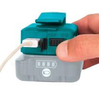 akumuliatoriaus adapteris - Akumuliatorių adapteris Makita SEAADP06, 10,8 V, USB - 1 nuotrauka