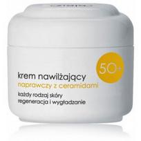 Ziaja 50+ drėkinamasis dieninis veido kremas su keramidais ir SPF6 - 50 ml.