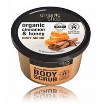 Organic Shop Organic Cinnamon & Honey Body Scrub kūno šveitiklis - 250 ml.