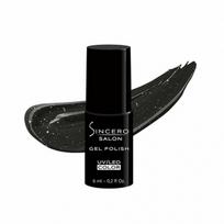  SINCERO SALON gelinis nagų lakas BLACK SHADOW, 657, 6 ml