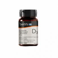  BERTIL´S VITAMINAS D3 50 µg, apelsinų skonio, 150 kramtomųjų tablečių